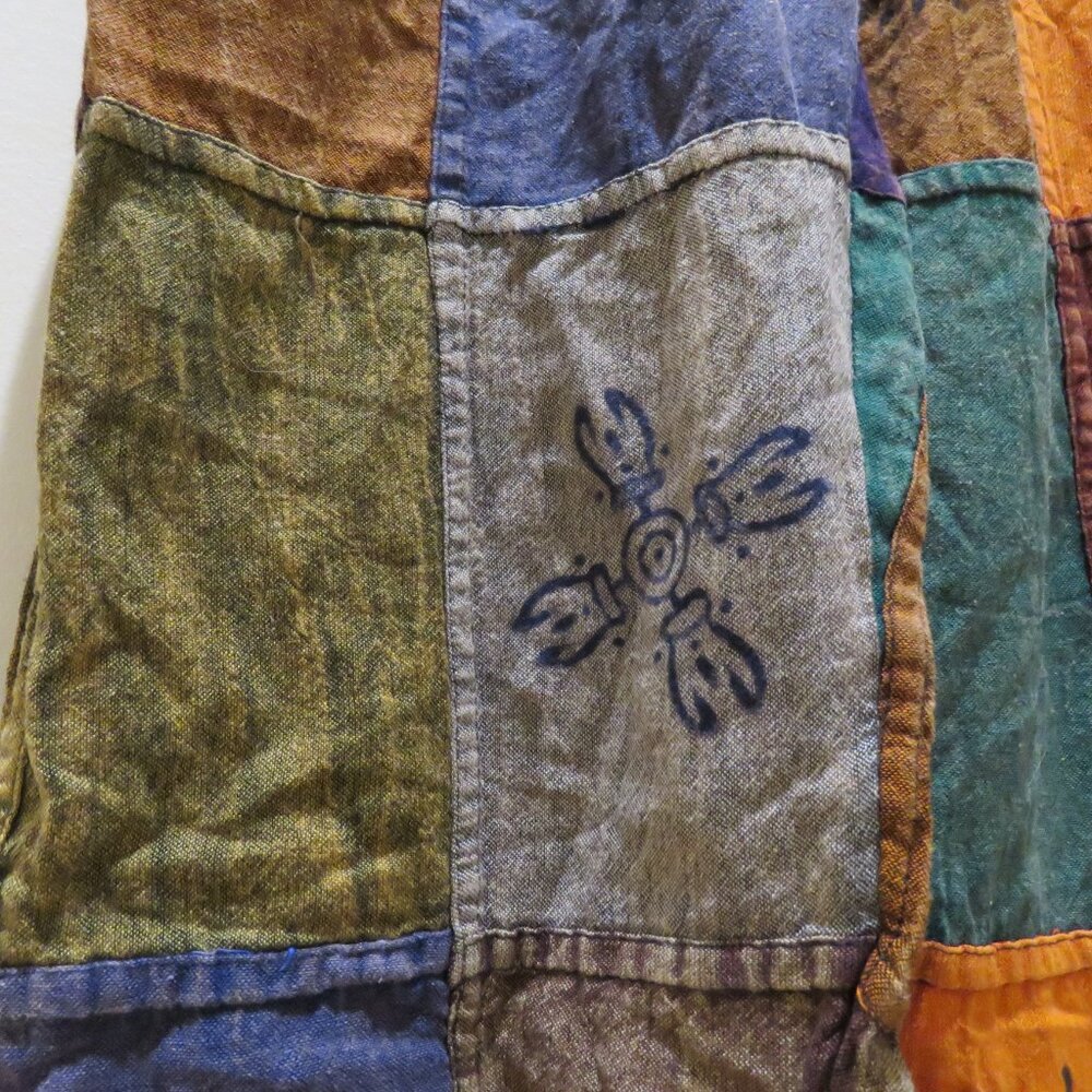 Rising International Multicolor Patchwork Hippie … - image 8